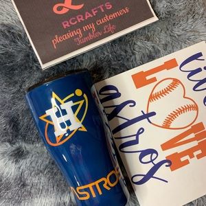 Blue Houston Astros Tumbler